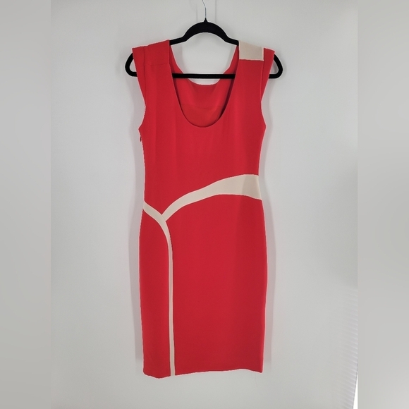 RACHEL ROY RED DRESS Size 8 Sleeveless Sheath New - Picture 7 of 7